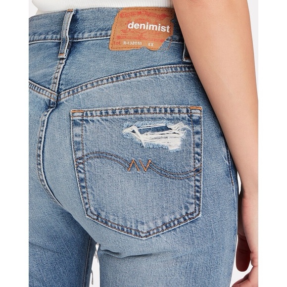 💕 DENIMIST Joni mid rise jeans size 27 distressed, ripped, high rise crop - Picture 4 of 16